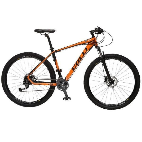 Bicicleta Esportiva Aro 29 Alívio Shimano Suspensão Freio a Disco F11 Quadro 18 Alumínio Preto/ - 1