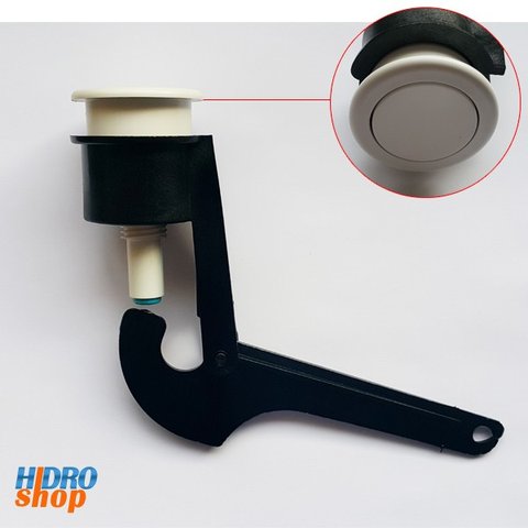 Botão para Mecanismo Hydra flux SM20 Branco - Deca SM.20.17