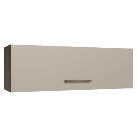 Armário Aéreo 100 Cm 1 Porta Basculante Rustic/crema Agata Madesa