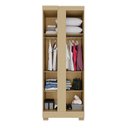 Ver imagem 4 de Guarda-Roupa Modulado Canto com Pé 1 Porta Fortaleza Cinza/Jequitibá/Granizo
