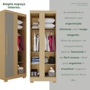 Ver imagem 6 de Guarda-Roupa Modulado Canto com Pé 1 Porta Fortaleza Cinza/Jequitibá/Granizo