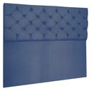 Ver imagem 1 de Cabeceira Capitonê King 1,95m Jade Suede Azul Marinho - Pallazio