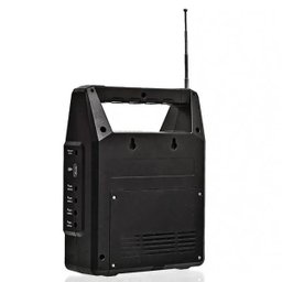 Kit Emergência Placa Solar 3 Lâmpada Rádio FM Central com Bateria Lanterna - 6