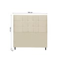Ver imagem 2 de Cabeceira New Maveric  Estofada Com Botão de Tecido para Cama Box Casal Queen Size 164Cm New Foam -