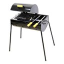 Ver imagem 1 de Churrasqueira Master Grill Mista Grelha 2 espetos 90x46x30cm Duralar F015MOM