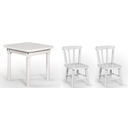 Ver imagem 1 de Conjunto Infantil 60x60 com 2 Cadeiras - Branca - Jm Móveis