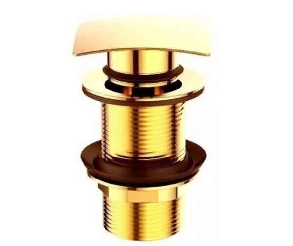 Valvula Click Gold Para Lavatorio Com Tampa Quadrada G7/8-1 WJ-X1014-C