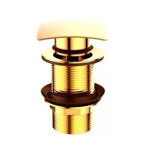 Valvula Click Gold Para Lavatorio Com Tampa Quadrada G7/8-1 WJ-X1014-C