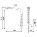 Ver imagem 2 de Torneira Plástica Lorenzetti Flatt 1167 F71 de Bancada Rose Gold.