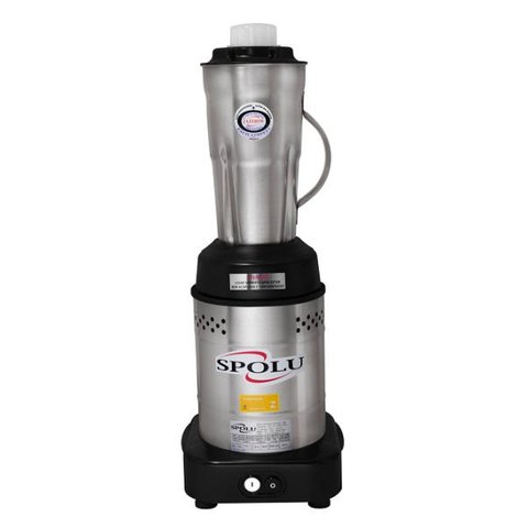 Liquidificador Inox Comercial 2 Litros 700W Baixa Rotação Spolu Bivolt