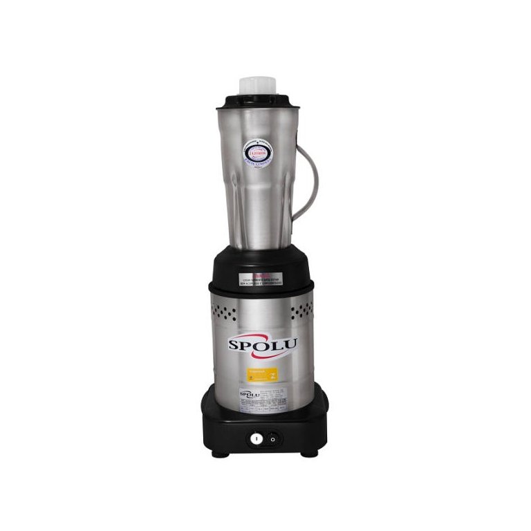 Liquidificador Inox Comercial 2 Litros 700W Baixa Rotação Spolu Bivolt