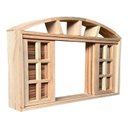 Ver imagem 6 de Janela de Madeira Veneziana de Correr em Arco Padrão Cedro Batentes de 14 Cm-1.00(l)x1.00(a)