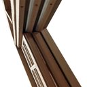 Ver imagem 7 de Janela de Madeira Veneziana de Correr em Arco Padrão Cedro Batentes de 14 Cm-1.00(l)x1.00(a)