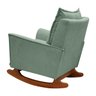 Poltrona Amamentação de Balanço Helena + Puff Boucle Quarto - Verde - 5