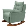 Poltrona Amamentação de Balanço Helena + Puff Boucle Quarto - Verde - 4