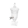 Dispenser Suqueira de Cristal C/pé e Tampa Brandon Transparente 2 Litros Wolff - 2