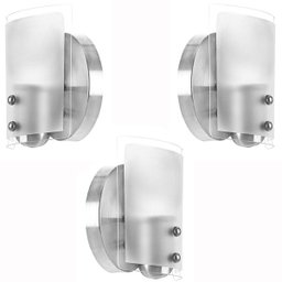 Kit 3 Arandelas Luminária De Vidro Espetaculosa - 1