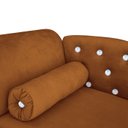 Ver imagem 5 de Cama Caminha Diva Pet Veludo Strass Terracota Dvinn