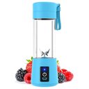Ver imagem 1 de Mini Liquidificador Mixer Juice Cup Portatil 320ml Usb 6 Lâminas - Juicer - Azul