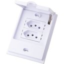 Ver imagem 1 de Conjunto Tomada Dupla 1 10A + 1 20A - Blux B.L'Acqua - Bba10844-8Brd