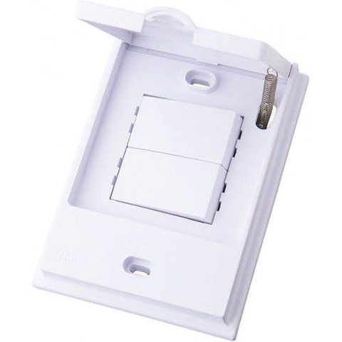 Conjunto Interruptor Duplo Paralelo - Blux B.l'acqua - Bba10848-0br