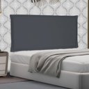 Ver imagem 4 de Cabeceira Painel Estofada Box Casal King Veneza 195cm Cinza