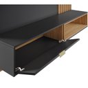 Ver imagem 3 de Painel Home para Tv 60 Polegadas Tocantins Preto Noce Milano Clb