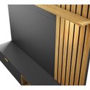 Ver imagem 5 de Painel Home para Tv 60 Polegadas Tocantins Preto Noce Milano Clb