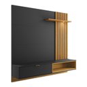 Ver imagem 7 de Painel Home para Tv 60 Polegadas Tocantins Preto Noce Milano Clb