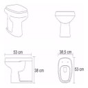 Ver imagem 3 de Assento Sanitário Poliéster Monte Carlo Branco para Deca