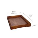 Ver imagem 5 de Bandeja Bebidas Café Bar Aparador Decorativa Mesa Ambiente Casa Recepção Escritório Sala Madecor Ban