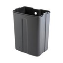 Ver imagem 3 de Lixeira Retangular Inox Cinza 12 Litros Vonder