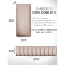 Ver imagem 6 de Kit 10 Cabeceiras de Cama Box Casal King Estofada Modulada 2,00mx45cm