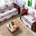 Ver imagem 5 de Protetor Sofa Estampado Isabela 2 e 3 Lugares - Floral Vinho