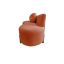 Ver imagem 6 de Namoradeira Sofá Feijão Lounge 120cm Orgânica Veludo Terracota