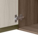 Ver imagem 5 de Armario Aereo 2 Portas MDF 80x90 cm Kali 119846 Carvalho Toq Bianco Nicioli