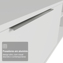 Ver imagem 7 de Rack para TV até 80 Polegadas 218 cm 2 Portas Branco Stella Madesa
