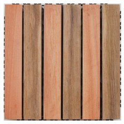 Deck em Placa de Madeira Base Plástica 30x30cm Madersilva - 1