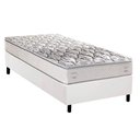 Ver imagem 1 de Conjunto Box Solteiro: Colchão Espuma Herval Ag65 Santorini C1604 + Base Crc Corano White (88x188)