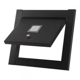 Visor Agua Linear Hat Top Design Preto Fosco - 4