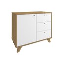 Ver imagem 3 de Conjunto para Escritório 2 Peças com Esrivaninha Gold e Balcão Lugano Olmo/branco Artany