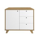 Ver imagem 2 de Conjunto para Escritório 2 Peças com Esrivaninha Gold e Balcão Lugano Olmo/branco Artany