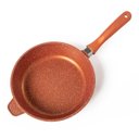 Ver imagem 5 de Jogo de Panelas Antiaderente Indução 4 Peças Laranja Graniflon Moda do Chef