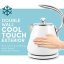Ver imagem 3 de Elite Gourmet Ekt-1203w Chaleira Elétrica 1,3qt Marfim Inox Bpa-free