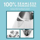 Ver imagem 4 de Elite Gourmet Ekt-1203w Chaleira Elétrica 1,3qt Marfim Inox Bpa-free