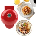 Ver imagem 2 de Mini Máquina de Waffles Doce e Salgado 110v 350w Vermelho