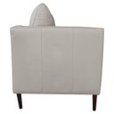 Ver imagem 6 de Sofá 2 Lugares Decorativo Sala de Estar 1,20M Pés Palito Lubbock Couro Off White - Gran Belo