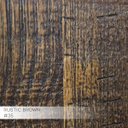 Ver imagem 4 de Mesa Sala de Jantar Cozinha Monary Redonda 110cm Grafite Madeira Maciça Rustic Brown - Gran Belo