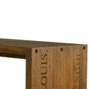 Ver imagem 6 de Balcão para Cozinha Flauer com Gravura Madeira Maciça Rustic Brown - Gran Belo