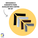 Ver imagem 3 de Boiserie Moldura Roda Meio de Eva Autocolante Sirius 2,5cmx1,5cm - 5 Metros - Branco